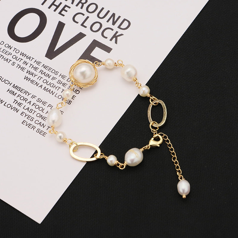 Armband Süßwasserperle